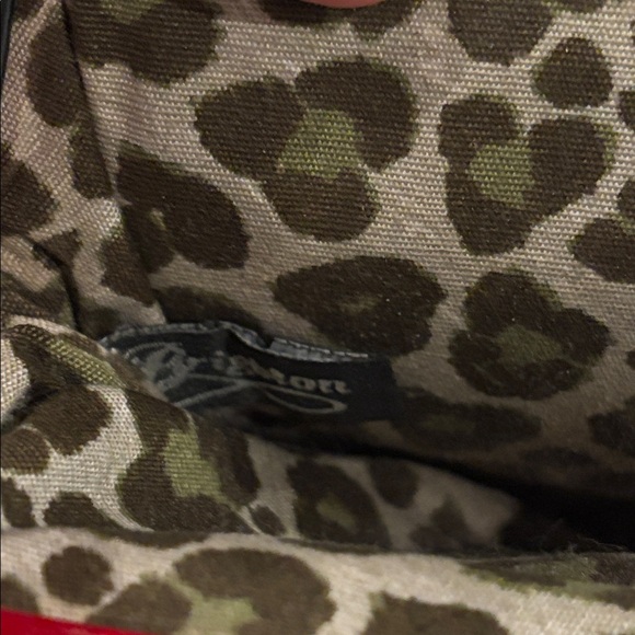 BRIGHTON Fashion coin purse leather exterior silver tone kiss lock closure black - Picture 9 of 10